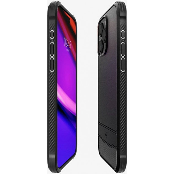 Чохол Spigen для Apple iPhone 15 Pro Max Rugged Armor MagFit, Matte Black