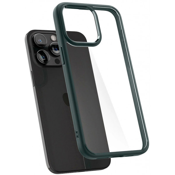  Чохол Spigen для Apple iPhone 15 Pro Max Ultra Hybrid, Abyss Green