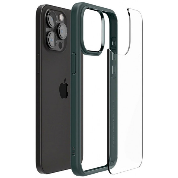  Чохол Spigen для Apple iPhone 15 Pro Max Ultra Hybrid, Abyss Green