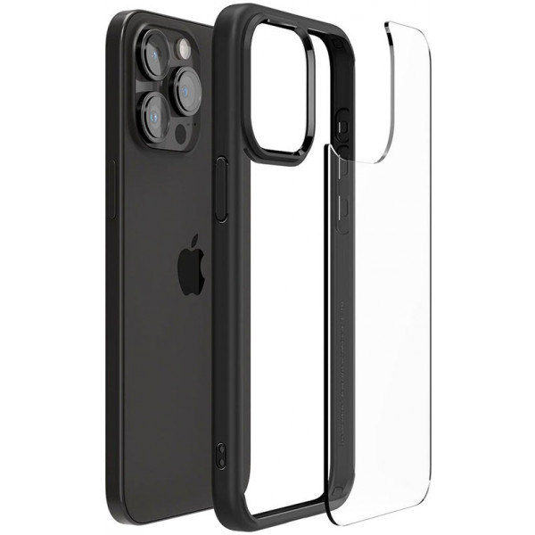  Чохол Spigen для Apple iPhone 15 Pro Ultra Hybrid, Matte Black