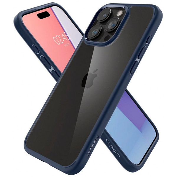  Чохол Spigen для Apple iPhone 15 Pro Ultra Hybrid, Navy Blue