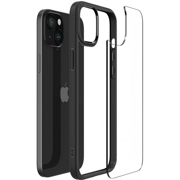  Чохол Spigen для Apple iPhone 15 Ultra Hybrid, Matte Black
