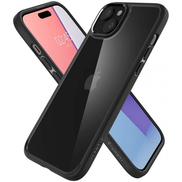  Чохол Spigen для Apple iPhone 15 Ultra Hybrid, Matte Black