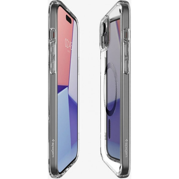 Чохол Spigen для Apple iPhone 15 Ultra Hybrid MagFit, Carbon Fiber
