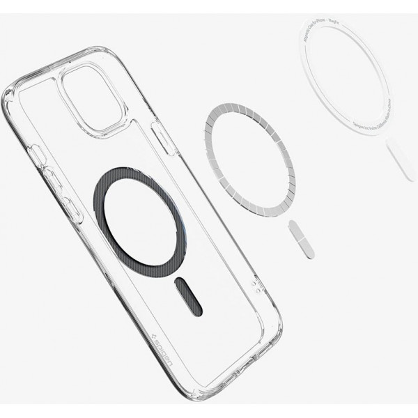  Чохол Spigen для iPhone 15 Plus Ultra Hybrid MagFit, Carbon Fiber