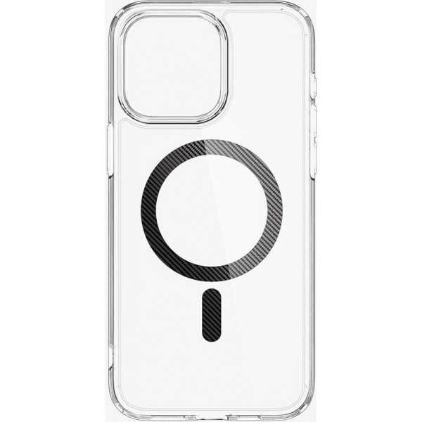  Чохол Spigen для Apple iPhone 15 Pro Max Ultra Hybrid MagFit, Carbon Fiber