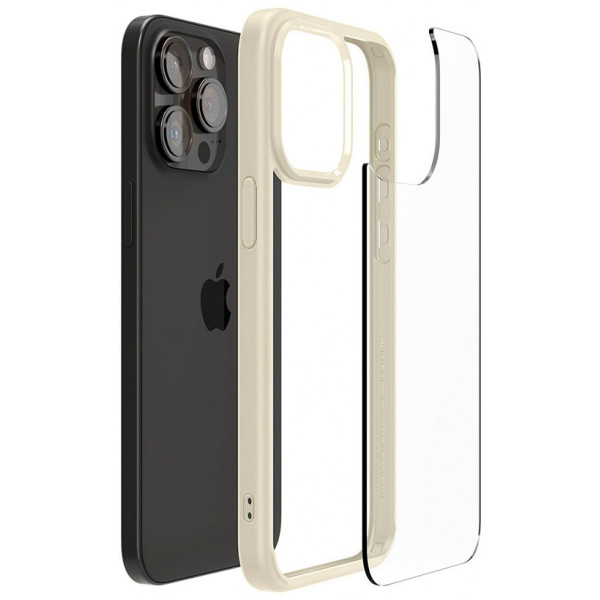  Чохол Spigen для Apple iPhone 15 Pro Ultra Hybrid, Mute Beige