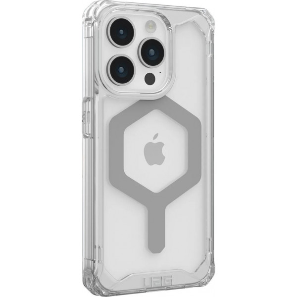  Чохол UAG для Apple Iphone 15 Pro Plyo Magsafe, Ice/Silver