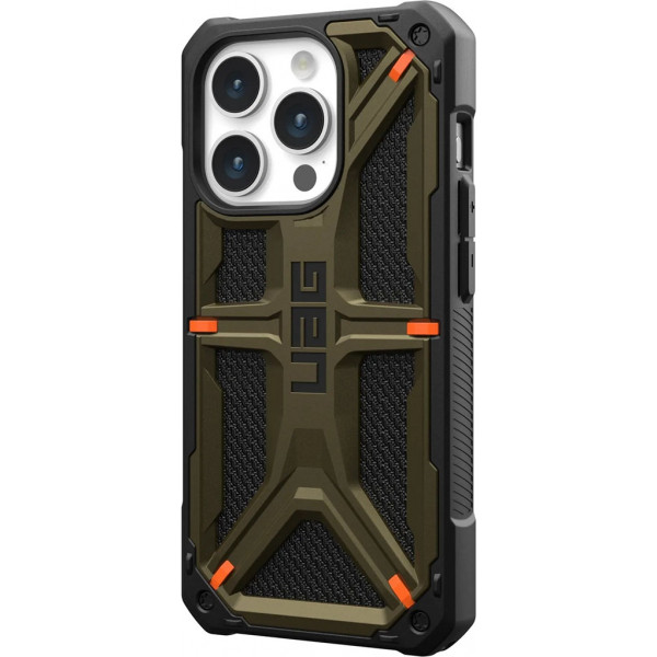  Чохол UAG для Apple iPhone 15 Pro Monarch, Kevlar Elemental Green