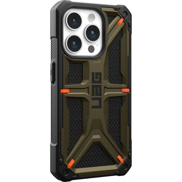  Чохол UAG для Apple iPhone 15 Pro Monarch, Kevlar Elemental Green