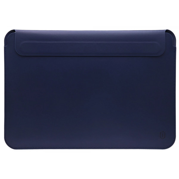  Чехол WIWU Skin Pro 2 Leather Sleeve for MacBook Pro 16 Navy Blue