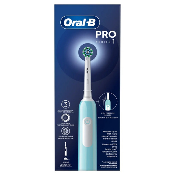  Электрическая зубная щетка BRAUN Oral-B PRO1 D3055133 Caribbean Blue