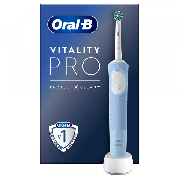  Электрическая зубная щетка BRAUN Oral-B Vitality D1034133 PRO Protect X Clean Vapor Blue